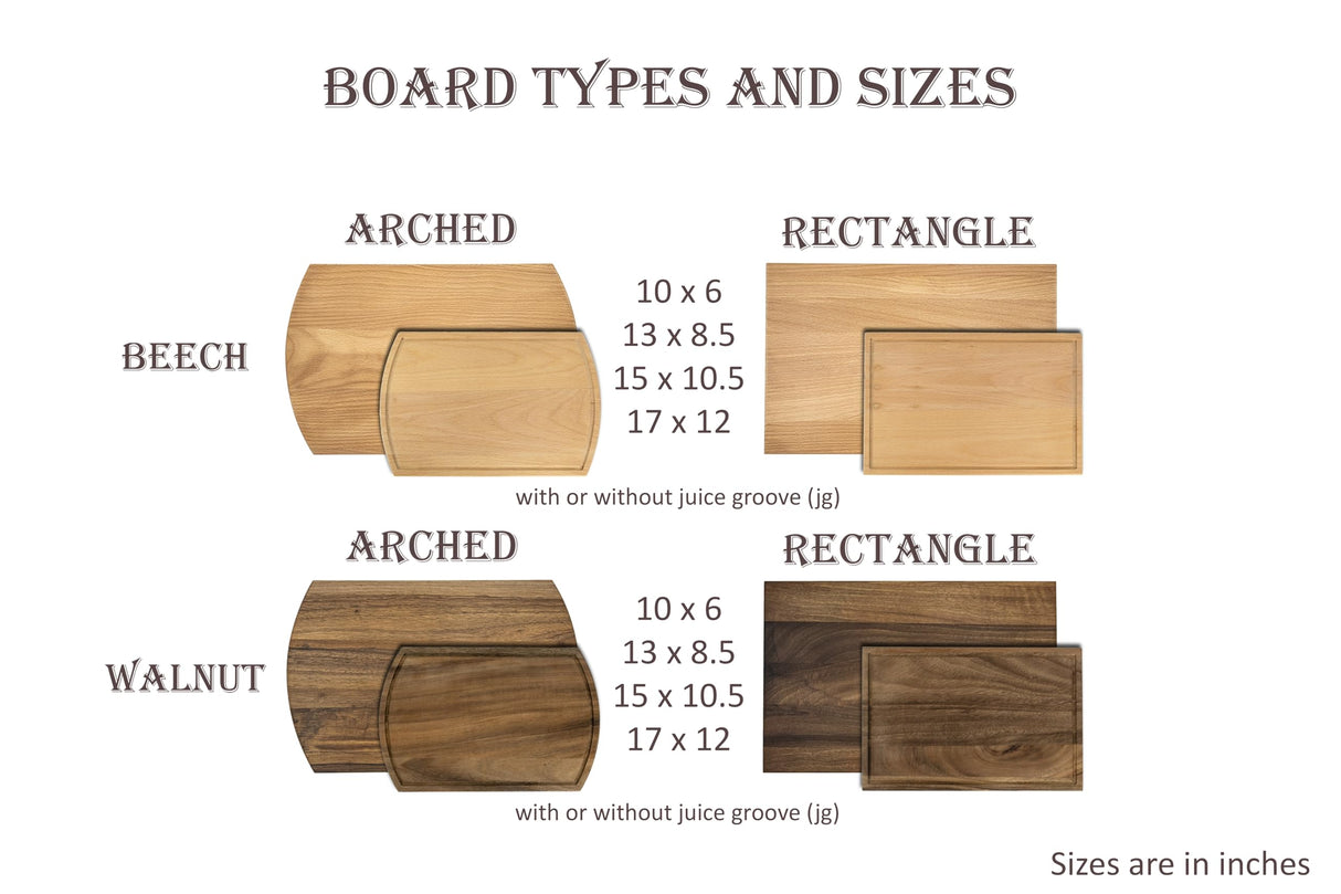 Robest's Gift Personalized Family Recipe Cutting Board - Mom And Grandma Handwritten Recipe Cutting Board, Personalized Cutting Boards Wood Engraved, Handmade Cutting Boards, Engraved Cutting Board Generic