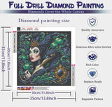 GemZono Adult Diamond Art Painting Kits,5D Diamond Art Kits,DIY Full Diamond Dot Paintings,Villain Diamond Painting Kits for Adults,Cartoon Round Full Diamond Painting,Home Decoration 13.8x13.8inch GemZono