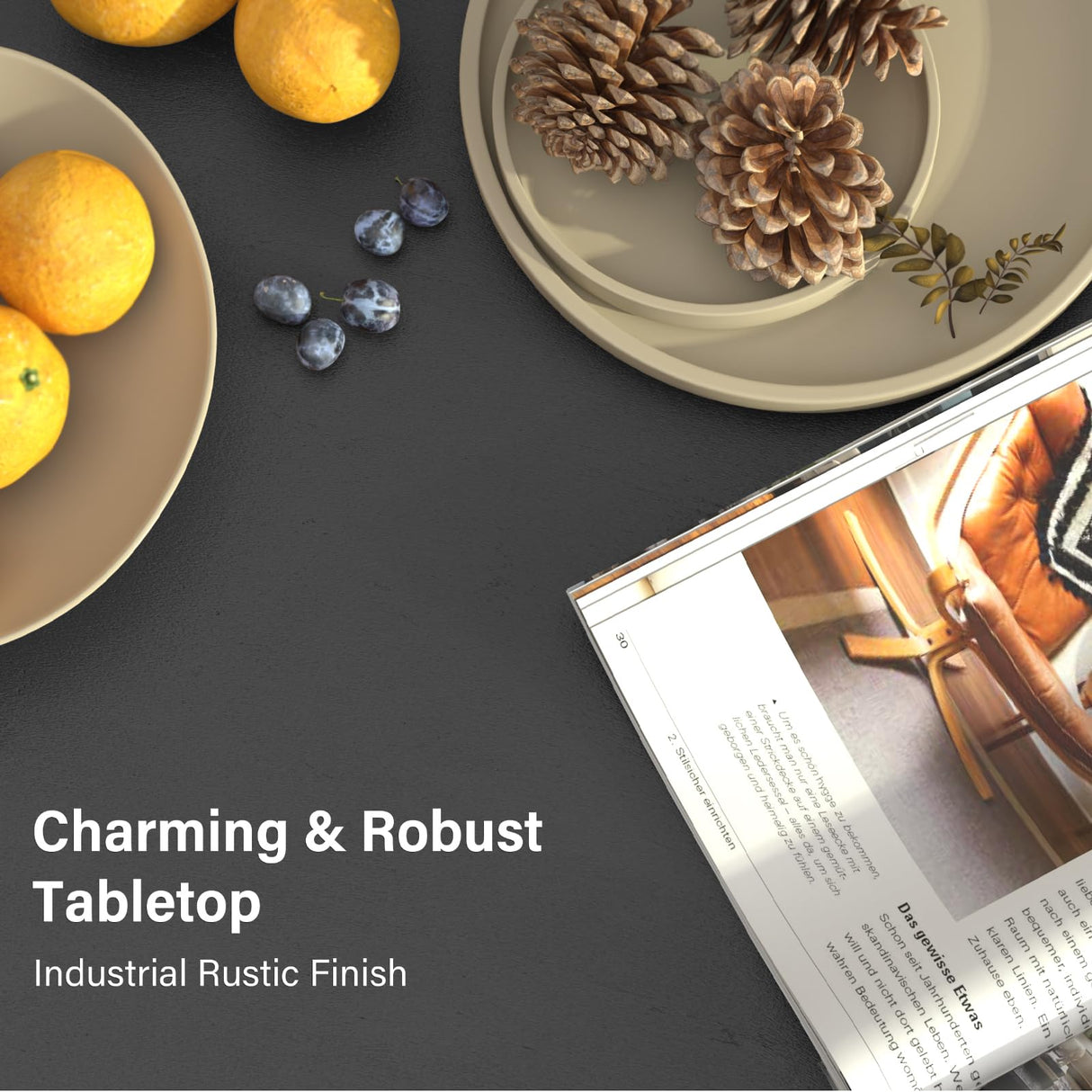 HAIOOU Coffee Table, Mid Century Modern Style Cocktail Table TV Stand with Drawer, Open Storage Shelf, Stable Floor-Anti-Scratching Pine Leg for Home, Office, Living Room - Black HAIOOU