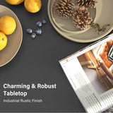 HAIOOU Coffee Table, Mid Century Modern Style Cocktail Table TV Stand with Drawer, Open Storage Shelf, Stable Floor-Anti-Scratching Pine Leg for Home, Office, Living Room - Black HAIOOU