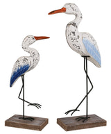 SAILINGSTORY Wooden Sea Bird Figurine and Statue Seagull Decor Sculpture Nautical Coastal Beach Decor HOME DECOR SAILINGSTORY