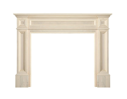 Pearl Mantels ARYB56140 Rich Architectural Quality Wood Mantel Surround, 56"W x 42"H, Unfinished