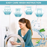 RYB HOME 2 Panels Outdoor Curtains for Patio - Linen Look Semi-Sheer Curtains for Patio Waterproof, Indoor Outdoor Drapes for Gazebo Pergola Balcony Pool Spa, Wide 54 x Long 84 RYB HOME