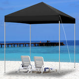 10x10 Pop Up Canopy Tent, Outdoor Canopy for Patio with Roller Bag, 3 Adjustable Heights, Outdoor Tent Canopy for Backyard/Bench/Garden,Black SAILARY