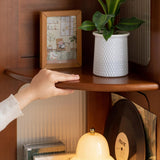 Wayshome 4-Tier 100% Solid Wood Corner Bookshelf, 64” Tall Mid Century Modern Corner Shelf Display, Open Storage Bookcase for Home Offie, Living Room (Poplar Wood) Wayshome