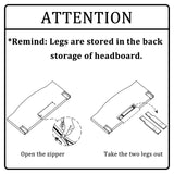 Befurtori Velvet Upholstered Queen/Full Headboard, Tufted Headboard for Queen/Full Bed, Modern Vertical Channel Design with Curved Tufted Solid Wood Befurtori