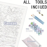 SHICERNHJ Gnome Paint by Numbers Kit for Adults,Succulent Plant Adults' Paint-by-Number Kits for Beginner,DIY Acrylic Paint by Number On Canvas for Home Wall Decor 16X16 Inch SHICERNHJ