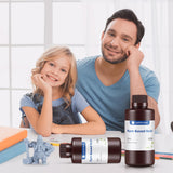 ANYCUBIC 3D Printer Resin, 405nm Plant-Based Rapid Resin, Low Odor, Photopolymer Resin for LCD 3D Printing,1kg Grey ANYCUBIC