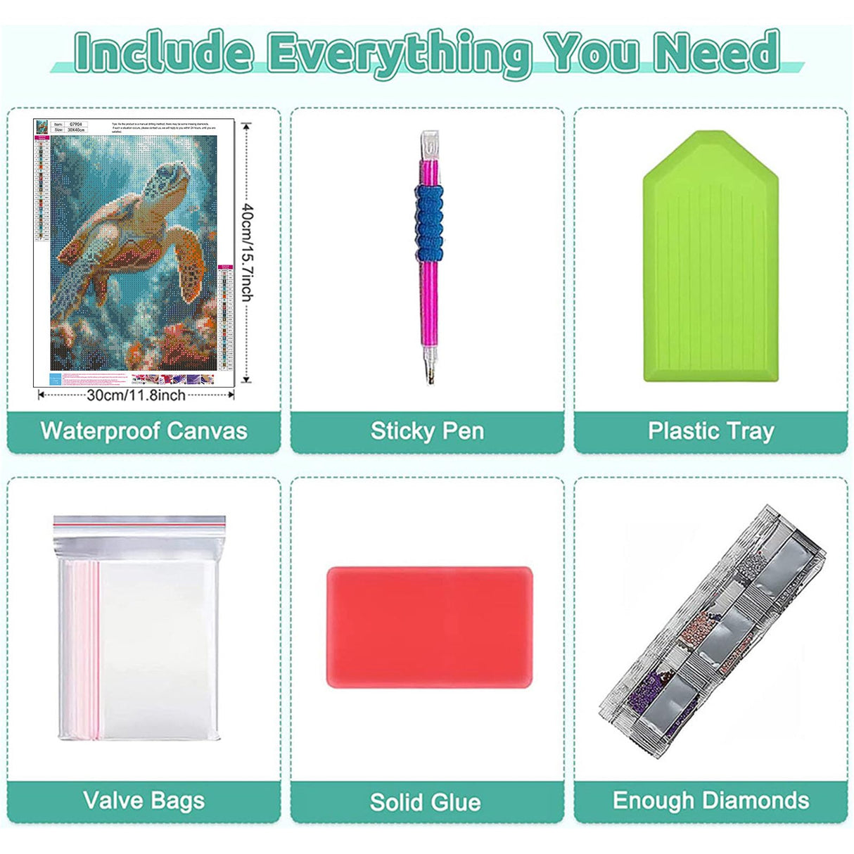 Sea Turtle Diamond Painting Kits for Adults - Diamond Art for Adult Turtle, Gem Painting Crafts Kits Gift, DIY 5D Gem Art Perfect for Home Wall Decor Gifts (16x12 inch) xackcme