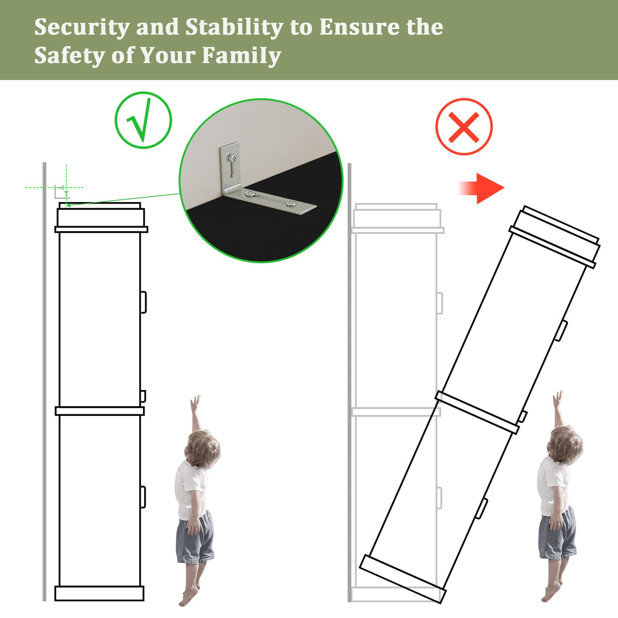 Janmer Home 67" Tall Kitchen Storage Cabinet, Farmhouse Pantry Cabinet with Doors, Drawer and Adjustable Shelves, Freestanding Cupboard Wood Pantry for Kitchen, Dining Room Bathroom (Retro, Black) Janmer Home