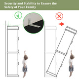 Janmer Home 67" Tall Kitchen Storage Cabinet, Farmhouse Pantry Cabinet with Doors, Drawer and Adjustable Shelves, Freestanding Cupboard Wood Pantry for Kitchen, Dining Room Bathroom (Retro, Black) Janmer Home