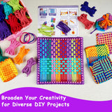 Weaving Loom Kit, DIY Arts and Crafts for Kids and Adults, Includes 288 Loops & Step-by-Step Instructions, Ideal Gifts for Girls Ages 5 6 7 8-12 13 Disracker
