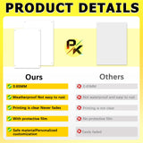 OIOIPPIO 4 Pack 10"x 14" Sublimation Metal Sign Blanks, 0.65mm White Blank Metal Signs Aluminum Metal Signs for Parking Garden Advertising Sign OIOIPPIO