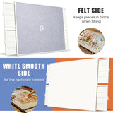 1500 Pieces Rotating Puzzle Board with Drawers and Cover, Dual-Sided 35”x27”Portable Jigsaw Puzzle Table,Tilt&Lazy Susan,Gift for mom Adults pita-pita