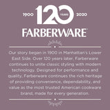 Farberware Dishwasher Safe Nonstick Cookware Pots and Pans Set, 15 Piece, Black,21806 Farberware