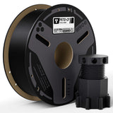 ELEGOO Carbon Fiber PETG Filament 1.75 mm Black 1KG, High Strength & Rigidity PETG-CF 3D Printing Filament, Abrasion Resistance for Functional Parts, 1KG(2.2lbs) Spool for Most FDM 3D Printers ELEGOO