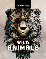 Wild Animals - Coloring Book: Featuring a Variety of Wildlife Illustrated in Detailed Patterns for Mindfulness and Relaxation. Majosta