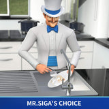 MR.SIGA Pot and Pan Cleaning Brush, Dish Brush for Kitchen, Pack of 2 MR.SIGA