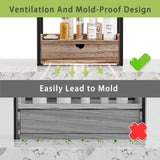 Boulphia 2-Tier Bathroom Organizer Countertop, Bathroom Sink Organizer Countertop, Bathroom Vanity Organizer, Bathroom Counter Shelf, Vanity Organizer Countertop, Bathroom Counter Storage for Bathroom Boulphia