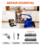 DIFFLIFE 136 Piece Tool Set,General Household Hand Tool Kit with Plastic Toolbox Storage Case-136 Piece… DIFFLIFE