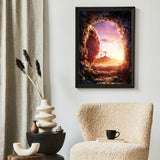 Jethami Diamond Painting Kits for Adults,Jesus Religious Christ Cross Diamond Art Kits for Adults Beginners 14x18 in Jethami