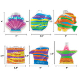 Made By Me Create Your Own Underwater Sand Art, Includes 6 Ocean-Themed Bottles, 8 Sand Colors, Glitter, & Funnel, Great Staycation or Group Activity, Party Idea, DIY Sand Art For Kids Ages 6, 7, 8, 9 Made By Me