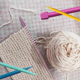 ITROLLE Knitting Needle 14PCS 4mm 5mm 6mm 7mm 8mm 9mm 10mm Colourful Single Pointed Knitting Straight Pins ITROLLE