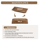 Hanobe Decorative Wooden Dough Bowl: Wood Table Centerpiece Decorations Rustic Natural Candle Holder Tray Trough for Dining Room Kitchen Decor, Brown Hanobe