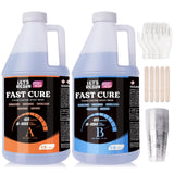 Bundle Set of 1 Gallon Fast Cure Resin Epoxy and 2 Gallon Epoxy Resin LET'S RESIN EPOXY RESIN