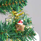 Naler 24PCS Mini Christmas Ornaments, Christmas Tree Decoration Resin Design with Santa Claus, Snowman, Reindeer and More Ornaments for Christmas Decoration New Year Naler