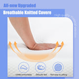 5/6/8/10/12-inch Gel Memory Foam Queen Size Mattresses in A Box Lucid Mattress for Cool Sleep & Pressure Relief Quee Size Mattresses Medium Firm Mattress,CertiPUR-US 80×60×12，White Yewuli