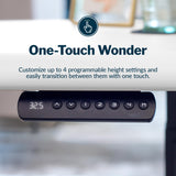 Vari ComfortEdge Electric Standing Desk Adjustable Height, 72x30 White Desk - Gaming & Adjustable Work Table,Sloped Ergonomic Front Edge - Varidesk Vari