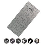 Jewboer 5 Pieces Diamond Sharpening Stone Set,Diamond Lapping Plate Coarse/Medium/Fine Grit Sharpener,400/600/800/1000/1200 Grit Jewboer