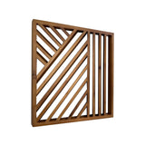 Musanpou Wood Geometric Home Wall Decor Slatted Wood Design Wall Sculpture，Set of 3 Wood Wall Art decorate，Boho Bathroom Bedroom Living Room rustic Home Decoration Musanpou