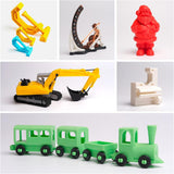 eSUN PLA+ Refilament 1.75mm and Upgarded eSpool+ Set, Reusable and Removable Filament Spool Replacement with 3D Printer Refill PLA Plus, 1KG Spoolless 3D Printing Filament, Grey eSUN