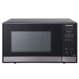 Panasonic NN-SB438S Compact Microwave Oven, 0.9 cft, Black Stainless Steel Panasonic