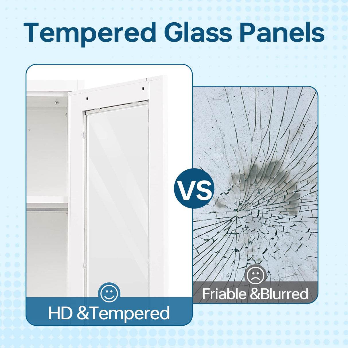 PEUKC Display Cabinet-71 Inches 4 Adjustable Shelves Curio Cabinets with Locking Glass Doors Display Case for Collectibles, Cosmetics, Hydroponics, Books (White,Assemble Required) PEUKC