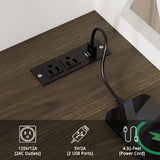 IRONCK 71" Pantry Cabinet with LED Lights and Charging Station, Tall Kitchen Storage Cabinet with Microwave Stand, Farmhouse Kitchen Hutch for Dining Room, White IRONCK