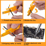 Jadeshay 80W Soldering Iron Kit with Multimeter, Adjustable Temperature, Digital Display - Perfect for Electronics Repair Jadeshay