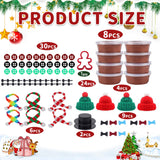 Christmas DIY Craft Kits - Air Dry Clay Craft Set Creative Modeling Kit for Indoor Decor & Handmade Ornaments Gift for Christmas Gifts & Holiday Activities (Gingerbread Man) juyght