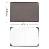 Tektalk Jigsaw Puzzle Board Portable Puzzle Mat with Puzzle Dustproof Cover for Puzzle Storage Puzzle Saver, Non-Slip Surface, Up to 1000 Pieces (Gray) Tektalk