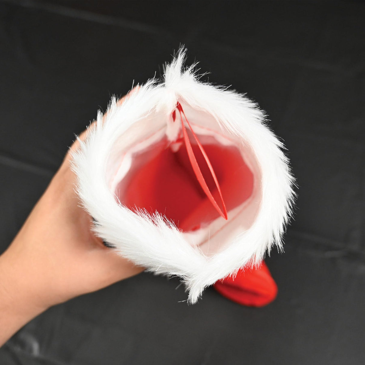 Plush Christmas Stocking Party Accessory (1 count) (1/Pkg) Beistle