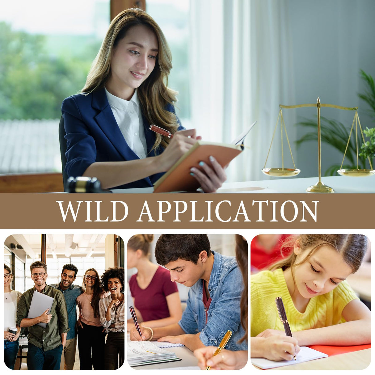 Colarr 20 Sets Woodturning Pen Kits Project Supplies Including 7mm Slimline Pen Kits with Refill and Pen Blanks Lumber for Lathe Turning Starter Package DIY Crafts Colarr