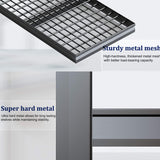 PMKES 77" W Storage Kitchen Shelves Heavy Duty Garage Shelving 4 Tier Metal Shelving Unit, Adjustable Shelves, 3800LBS Steel Industrial Shelving for Basement, Commercial, 77" W*24" D*72”H, Black PMKES