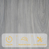 COCO DESIGN Corner Wine Cabinet with Locking Door, Lockable Liquor Bar Cabinet with Light, Whiskey Bar with Glass Door Storage for Home Kitchen, Farmhouse, 2 Glass Holders & 2 Wine Holders, Gray COCO DESIGN