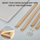 Tucocoo Fashion Head Painting by Numbers Pink Flower Abstract Drawing Nordic Wall Decoration Oil Paint by Numbers Beautiful Woman Head Flower Paint by Numbers for Adults with Frame-16''Wx20‘’H Tucocoo