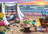 Ravensburger Cabana Retreat Puzzle - 500 Piece Large Format Jigsaw | Unique Softclick Technology | Sturdy & Glare Free | Created by Renowned Artist Nancy Wernersbach Ravensburger