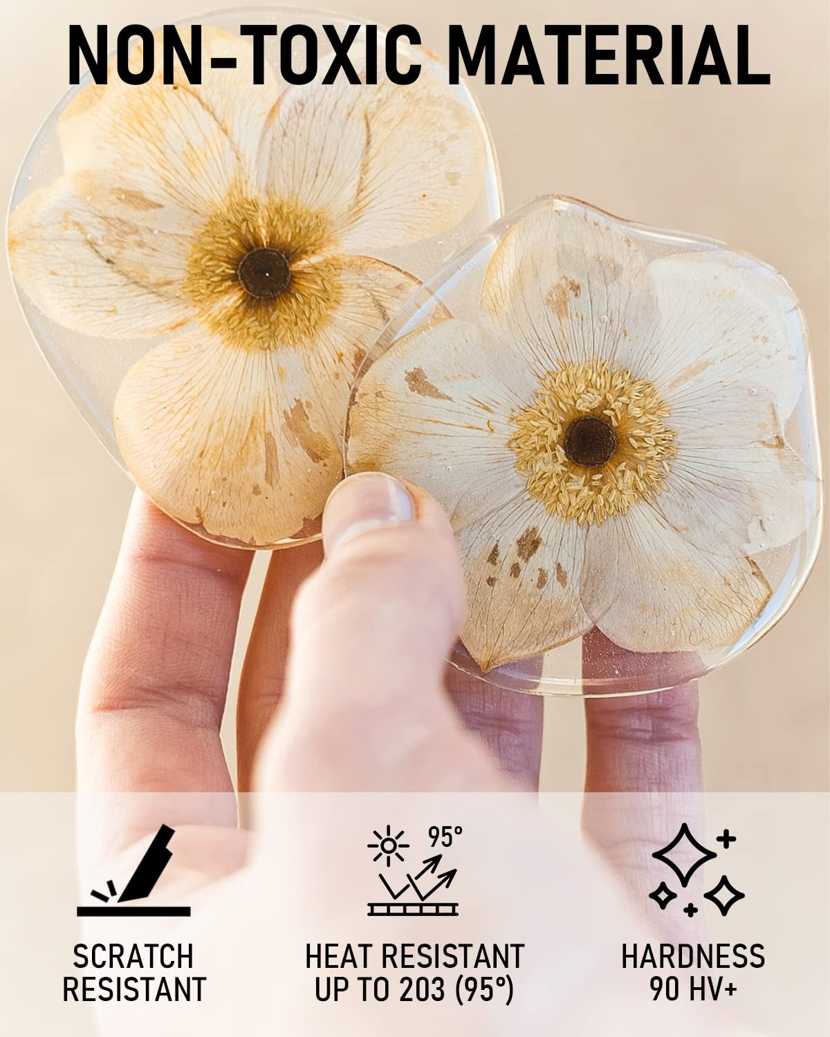 INCLY 1.5 Gallon Crystal Clear Epoxy Resin Kit with 24 Colors Mica Powder & Silicone Tools, Bubbles Free Epoxy Resin Supplies, Casting & Coating for Jewelry Making, Craft Tabletop, Art Painting, Molds INCLY