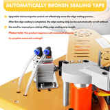 YUCHENGTECH Edge Bander Banding Machine Automatic Tape Breaking Portable Edge Banding Machine Curve Straight Edge Bander With Microcomputer Intelligent Temperature Control (110, Volts (AC)) YUCHENGTECH