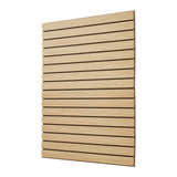 VEVOR Slat Wall Paneling, 4 x 4ft, MDF Garage Slatwall with Modular Design, Natural Slat Wall Easy-to-Install Adjustable Slatwall Panel with Coupling Structure & DIY Cutting, Fit for Storage & Display VEVOR